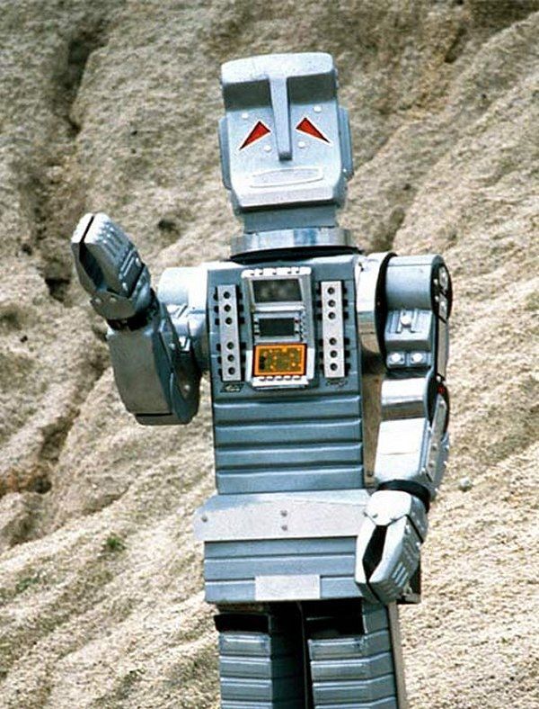 Marvin the Paranoid Android. Your Plastic Pal Who's Fun To Be With!